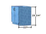 plastic laminate - sitting height base cabinets thumbnail