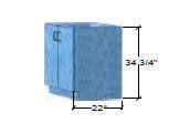 plastic laminate - standing height base cabinets thumbnail