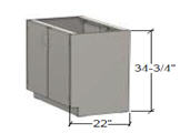 stainless steel - standing height base cabinets thumbnail