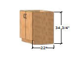 wood veneer - standing height base cabinets thumbnail