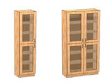 wood veneer - tall standing  floor cabinets thumbnail