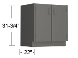 phenolic resin - ADA height base cabinets thumbnail