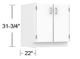 polypropylene - ADA height base cabinets thumbnail
