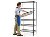Metro Quick Adjust Qwikslot Wire, Quick Adjust Wire Shelving
