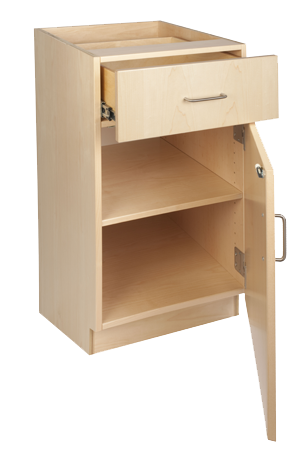 Lexington Series Wood Veneer Cabinets - Lab Casework