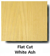 Flat Cut White Ash