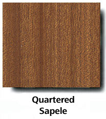 Quartered Sapele